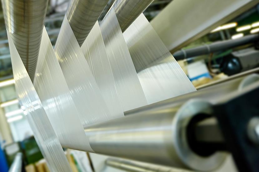 rolls of polyethylene film for packaging