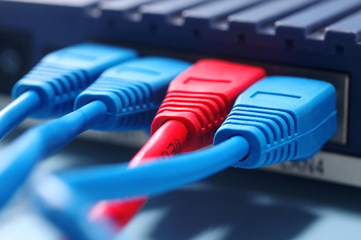 closeup of cables